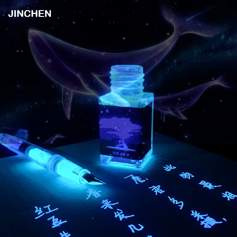 Fountain Pen Bottled Ink - JINCHEN 다채로운 형광 만년필 잉크 보라색