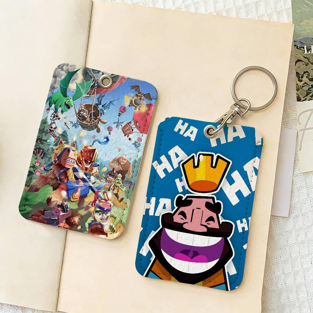 Card Index Box - 게임 C-Clash Royales 1Pc PU 가죽