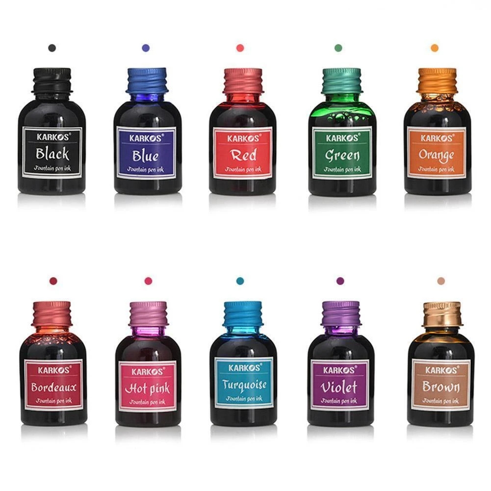 Fountain Pen Bottled Ink - 만년필 잉크 병 30 ml/잉크 주머니