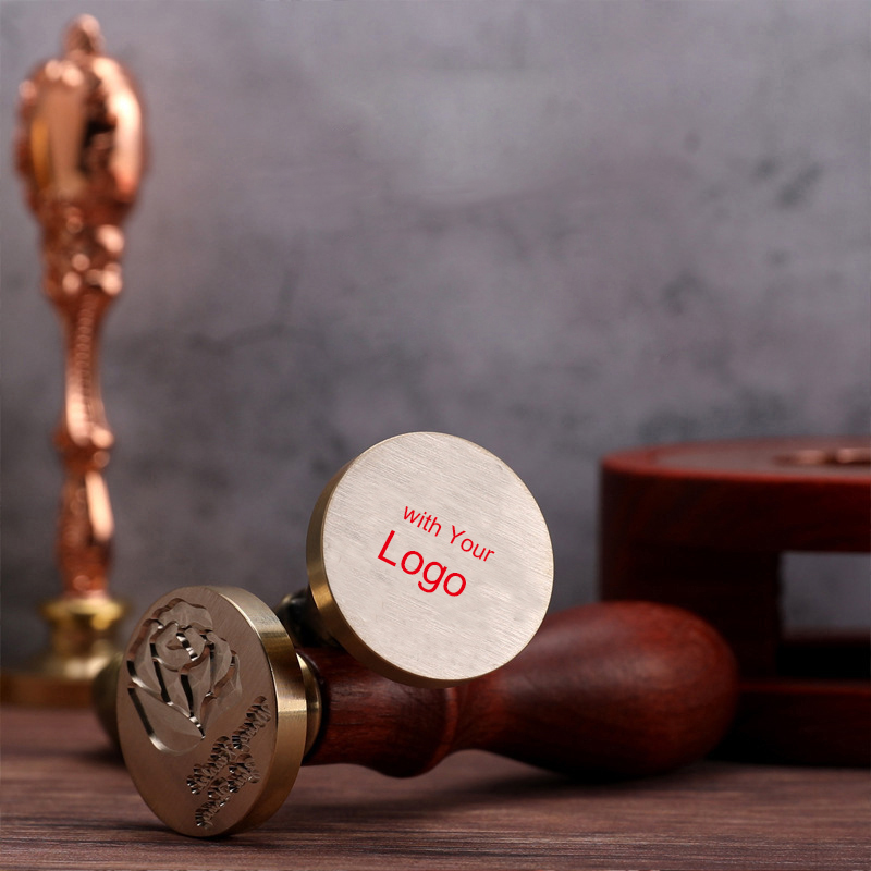 Wax Seal Stamp Set - 로고가있는 맞춤형 인감 왁스 스탬프 헤드