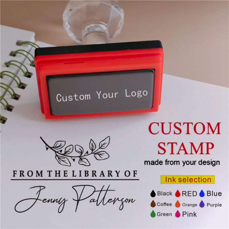 Rubber Date Stamp - 개인 맞춤형 로고 자동 스탬프, 사진