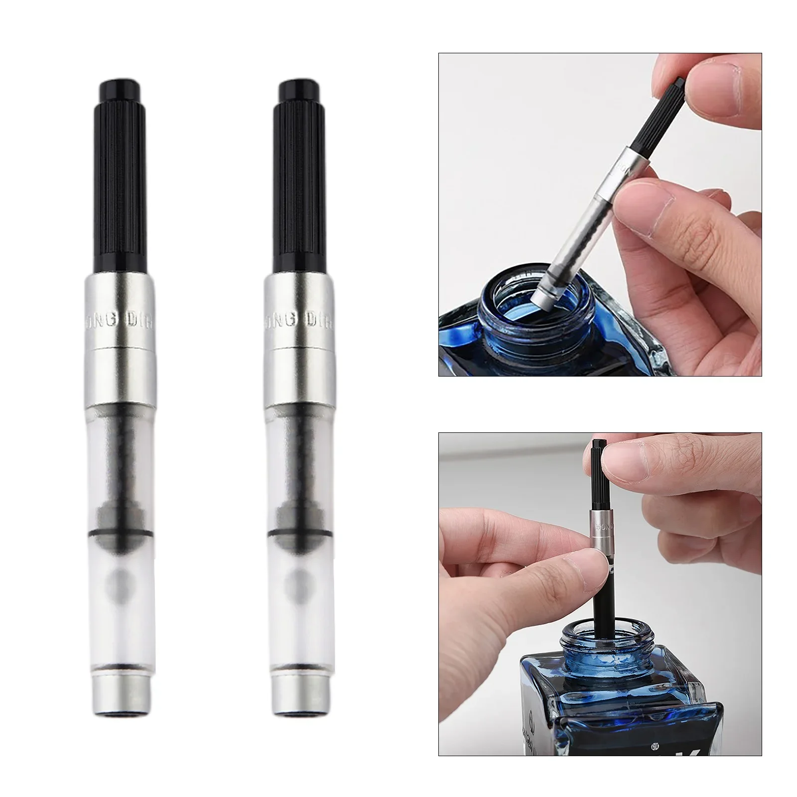 2pcs 로터리 잉크 흡수기 필러 카트리지 잉크 변환기 - Fountain Pen Bottled Ink 리뷰 및 가격