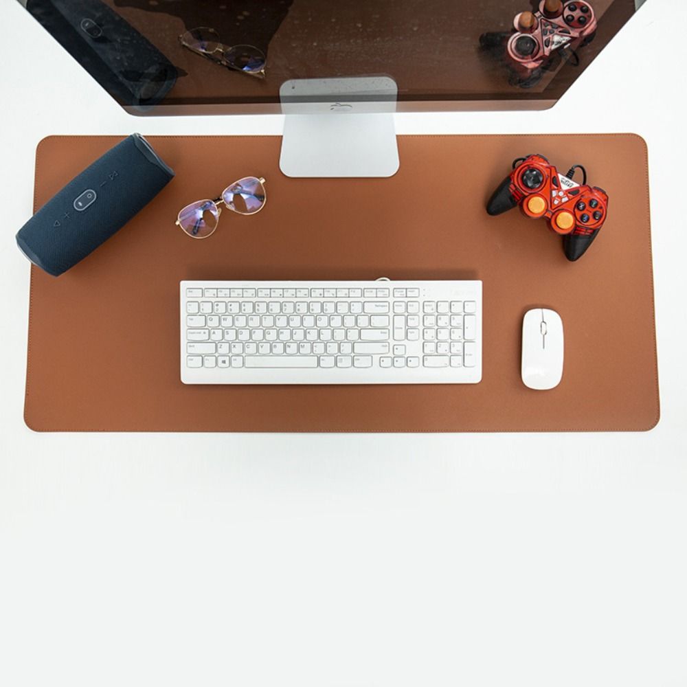 컬러 PU 가죽 키보드 패드 게이밍 마우스 패드 가정  - Leather Desk Pad 리뷰 및 가격
