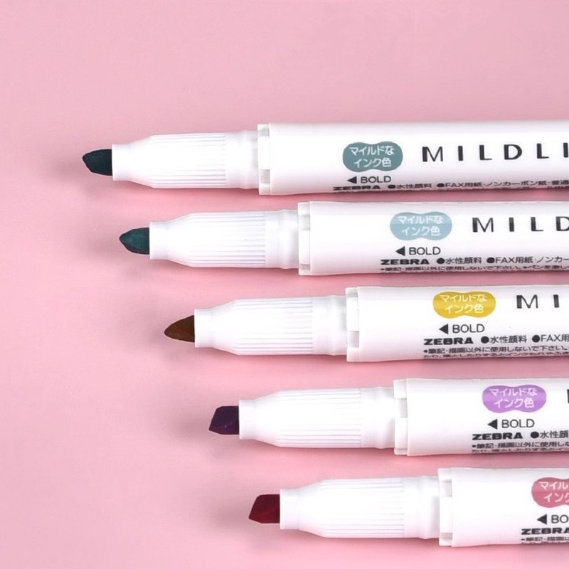 제브라 마일드라이너 형광펜, 더블팁 파스텔 색상, 드로 - Zebra Pen Mildliner 리뷰 및 가격
