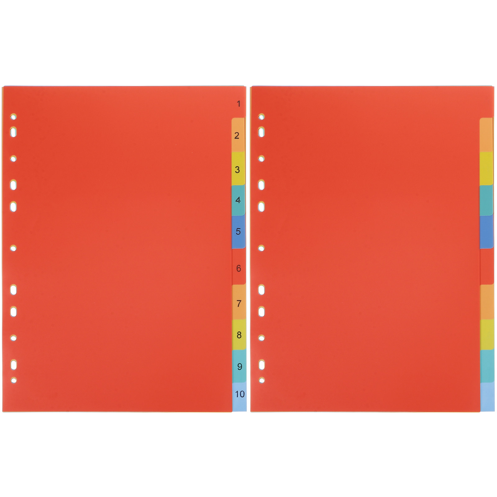 2세트 A4 바인더 디바이더 PP 플라스틱 인덱스 디바 - Tab Divider A4 리뷰 및 가격