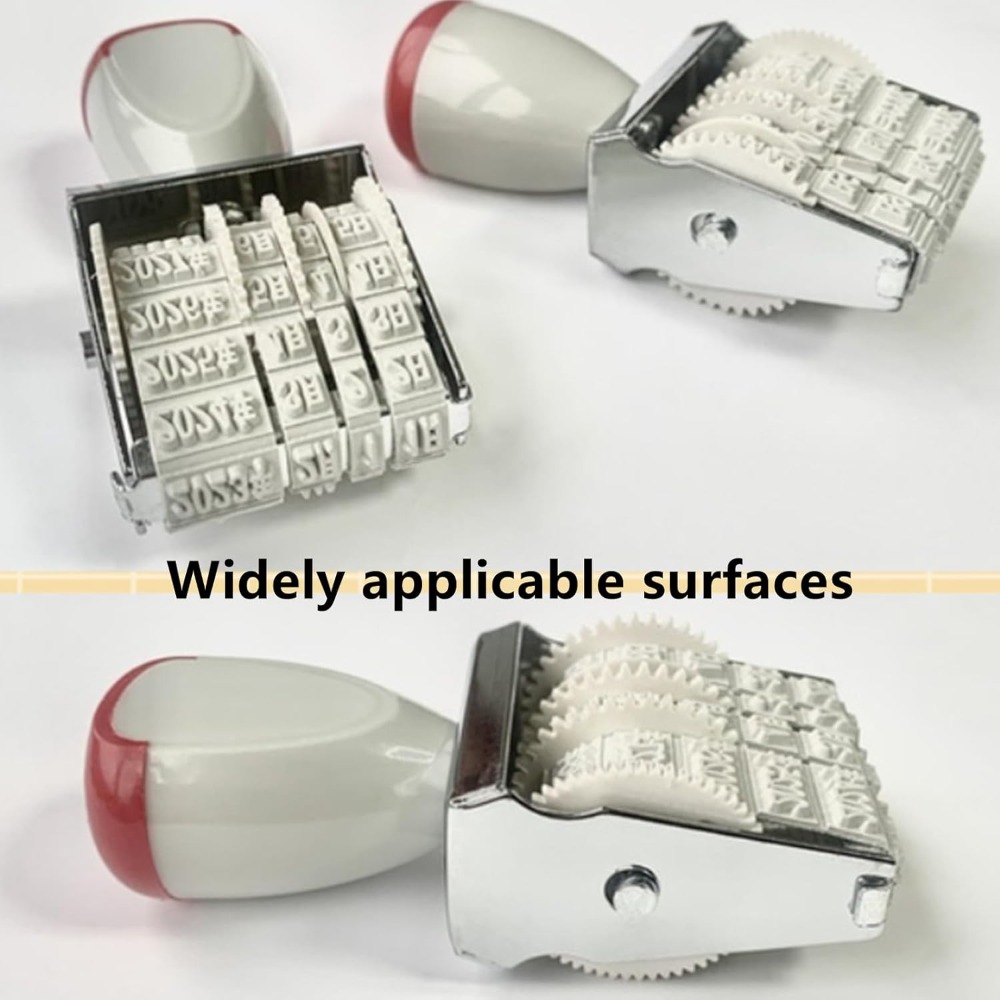 DIY 회전식 날짜 및 숫자 롤러 스탬프 (잉크 미포함 - Rubber Date Stamp 리뷰 및 가격