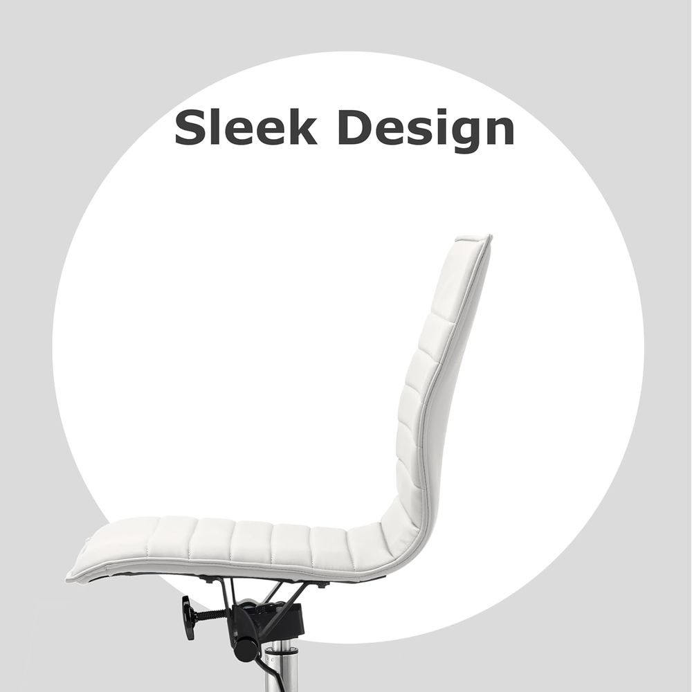 등받이가 골이 있는 패딩 처리된 PU 가죽 책상 의자, - Leather Desk Pad 리뷰 및 가격