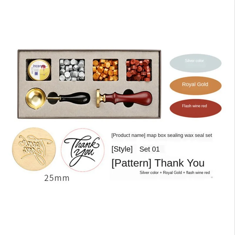 DIY 스탬프 왁스 도장 상자 키트, 분리형 스탬프 스 - Wax Seal Stamp Set 리뷰 및 가격