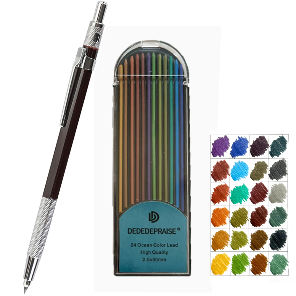 2.0mm 기계식 펜슬 세트 레트로 스타일 스킨 컬러  - Staedtler Pencil Lumocolor 리뷰 및 가격