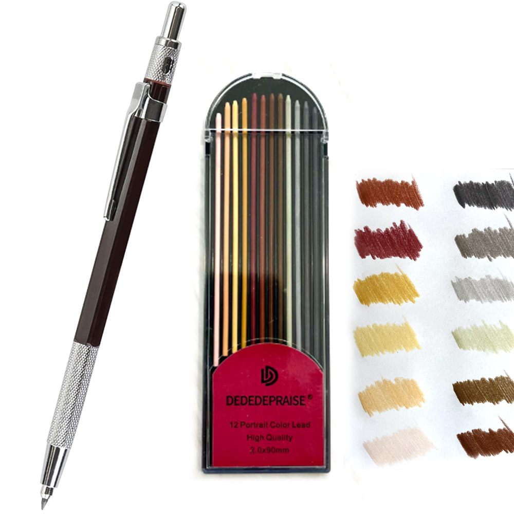 2.0mm 기계식 펜슬 세트 레트로 스타일 스킨 컬러  - Staedtler Pencil Lumocolor 리뷰 및 가격