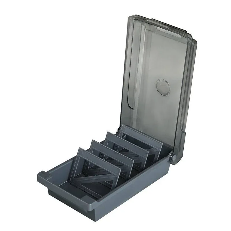 명함 홀더, 플라스틱 명함 정리함 보관함(칸막이 4개  - Card Index Box 리뷰 및 가격