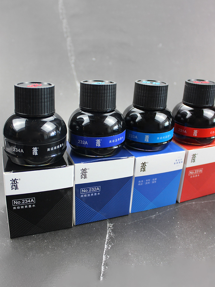 히어로 잉크 필기 및 서예용 잉크 블랙 퓨어 블루 레드 - Fountain Pen Bottled Ink 리뷰 및 가격